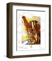 Saxophone-A^^ Cromwell-Framed Art Print