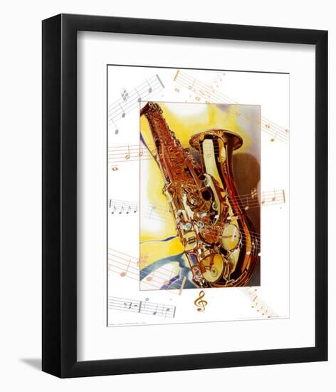 Saxophone-A^^ Cromwell-Framed Art Print