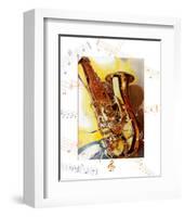 Saxophone-A^^ Cromwell-Framed Art Print