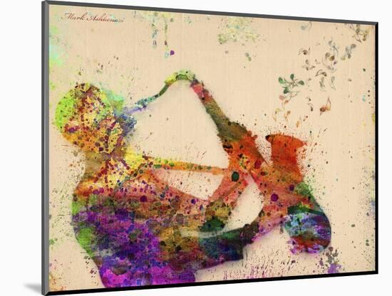 Saxophone-Mark Ashkenazi-Mounted Giclee Print