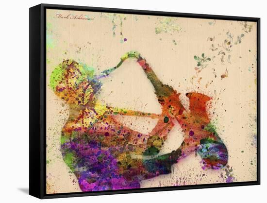 Saxophone-Mark Ashkenazi-Framed Stretched Canvas