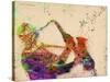 Saxophone-Mark Ashkenazi-Stretched Canvas