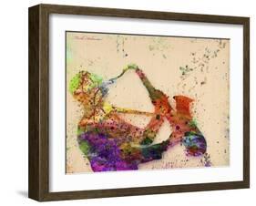 Saxophone-Mark Ashkenazi-Framed Giclee Print