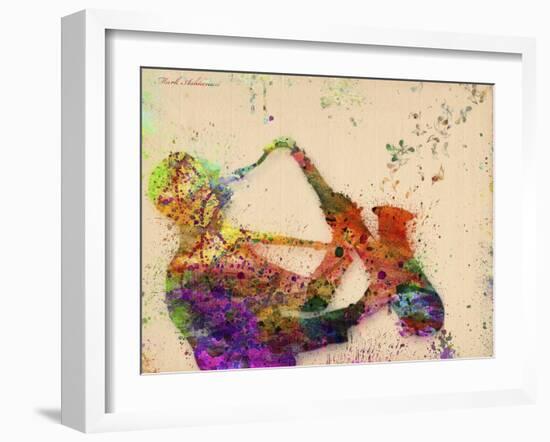 Saxophone-Mark Ashkenazi-Framed Giclee Print