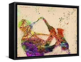 Saxophone-Mark Ashkenazi-Framed Stretched Canvas