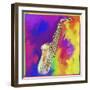 Saxophone-Howie Green-Framed Giclee Print