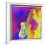 Saxophone-Howie Green-Framed Giclee Print