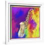 Saxophone-Howie Green-Framed Giclee Print