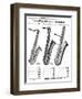 Saxophones, Wurlitzer-null-Framed Art Print