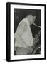 Saxophonist Dexter Gordon Playing at Ronnie Scotts Jazz Club, London, 1980-Denis Williams-Framed Photographic Print