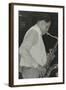 Saxophonist Dexter Gordon Playing at Ronnie Scotts Jazz Club, London, 1980-Denis Williams-Framed Photographic Print