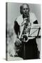 Saxophonist Don Rendell Playing at Campus West, Welwyn Garden City, Hertfordshire, 1986-Denis Williams-Stretched Canvas