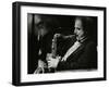 Saxophonist Frank Tiberi Performing at the Forum Theatre, Hatfield, Hertfordshire, 1983-Denis Williams-Framed Photographic Print