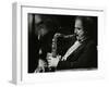 Saxophonist Frank Tiberi Performing at the Forum Theatre, Hatfield, Hertfordshire, 1983-Denis Williams-Framed Photographic Print