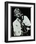 Saxophonist Gerry Mulligan Playing at At the Forum Theatre, Hatfield, Hertfordshire-Denis Williams-Framed Photographic Print