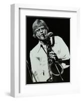 Saxophonist Gerry Mulligan Playing at At the Forum Theatre, Hatfield, Hertfordshire-Denis Williams-Framed Photographic Print