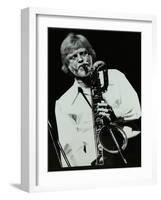 Saxophonist Gerry Mulligan Playing at At the Forum Theatre, Hatfield, Hertfordshire-Denis Williams-Framed Photographic Print