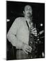 Saxophonist Peter King Playing at the Bell, Codicote, Hertfordshire, 28 November 1982-Denis Williams-Mounted Photographic Print