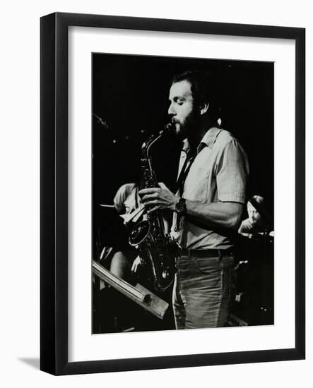 Saxophonist Phil Todd Playing at the Stables, Wavendon, Buckinghamshire-Denis Williams-Framed Photographic Print
