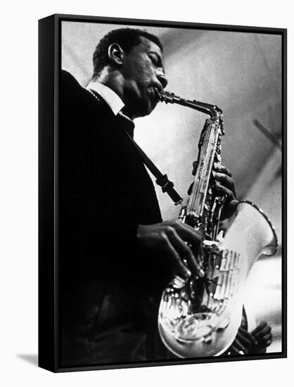 Saxophoniste Ornette Coleman C. 1959-null-Framed Stretched Canvas