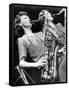 Saxophonists in Miss Gayes Band-Associated Newspapers-Framed Stretched Canvas