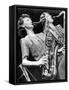 Saxophonists in Miss Gayes Band-Associated Newspapers-Framed Stretched Canvas