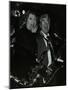 Saxophonists Kathy Stobart and Jimmy Skidmore at the Bell, Codicote, Hertfordshire, 10 October 1982-Denis Williams-Mounted Photographic Print