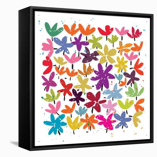 Say It With Flowers-Jenny Frean-Framed Stretched Canvas