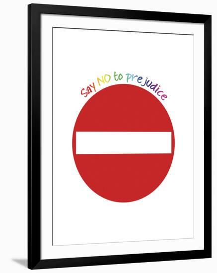 Say No Sign-FS Studio-Framed Giclee Print