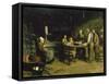 Saying Grace, 1875-1877-Max Liebermann-Framed Stretched Canvas