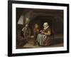 Saying Grace, c.1650-55-Frans Van Mieris-Framed Giclee Print