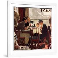 "Saying Grace", November 24,1951-Norman Rockwell-Framed Giclee Print