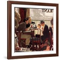 "Saying Grace", November 24,1951-Norman Rockwell-Framed Giclee Print