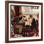 "Saying Grace", November 24,1951-Norman Rockwell-Framed Giclee Print