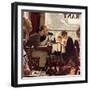 "Saying Grace", November 24,1951-Norman Rockwell-Framed Giclee Print