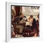 "Saying Grace", November 24,1951-Norman Rockwell-Framed Giclee Print