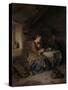Saying Grace-Cornelis Pietersz Bega-Stretched Canvas