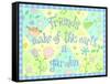 Sayings 1 Friends-Viv Eisner-Framed Stretched Canvas