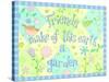 Sayings 1 Friends-Viv Eisner-Stretched Canvas