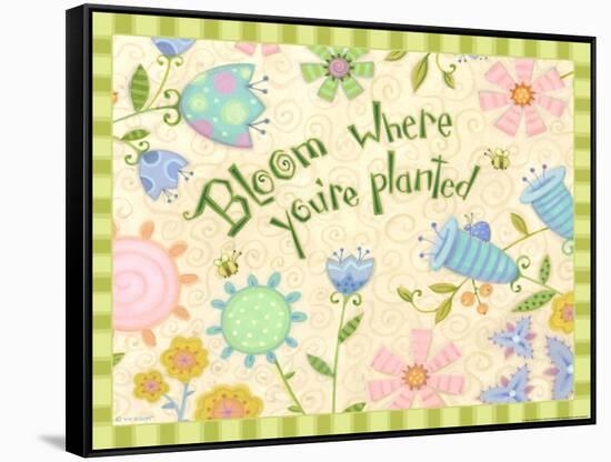 Sayings 2 Bloom-Viv Eisner-Framed Stretched Canvas