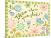 Sayings 2 Bloom-Viv Eisner-Stretched Canvas