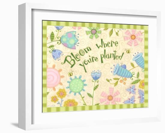 Sayings 2 Bloom-Viv Eisner-Framed Art Print