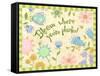 Sayings 2 Bloom-Viv Eisner-Framed Stretched Canvas