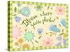 Sayings 2 Bloom-Viv Eisner-Stretched Canvas