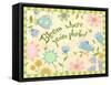 Sayings 2 Bloom-Viv Eisner-Framed Stretched Canvas