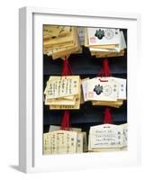 Sayings at Heian Jingu, Shinto Shrine, Kyoto, Japan-Nancy & Steve Ross-Framed Photographic Print