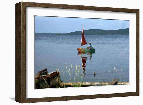 Saynatsalo island on Lake Paijanne in August-CM Dixon-Framed Giclee Print