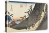 Sayo Mountain Pass, Nissaka, C. 1833-Utagawa Hiroshige-Stretched Canvas