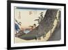 Sayo Mountain Pass, Nissaka, C. 1833-Utagawa Hiroshige-Framed Giclee Print