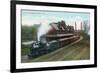 Sayre, Pennsylvania - Lehigh Valley Railroad Station-Lantern Press-Framed Art Print